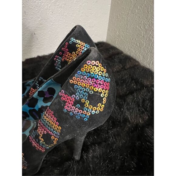 Iron Fist Sugar Hiccup Platform Pumps skull 7 - Picture 5 of 6